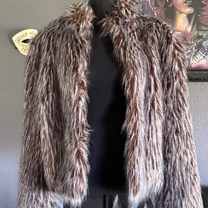 Baby Phat faux fur coat